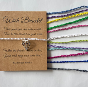 Wish Bracelet - Diamond Charm