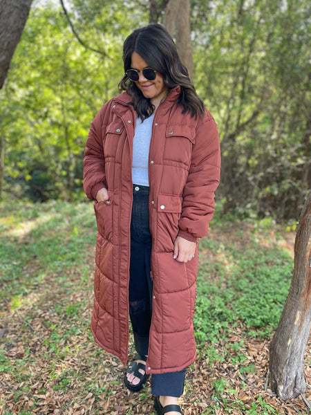 PREORDER: Wrap Me Up Full Length Puffer Jacket