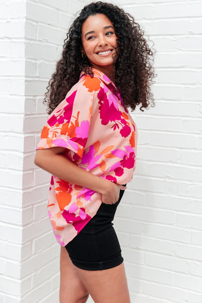 Hazy Cosmic Jive Relaxed Blouse