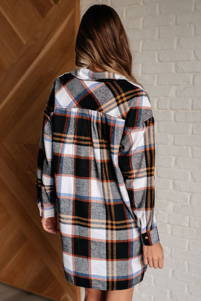 Make it Right Plaid Shirt Dress