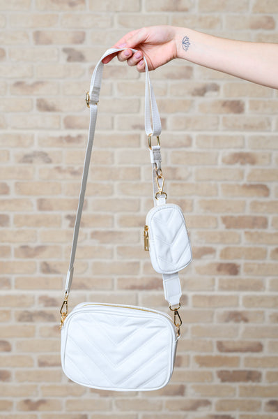 Under Your Spell Crossbody in White