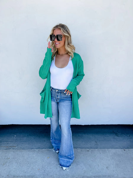 PREORDER: Reese Ribbed Cardigan in Seven Colors