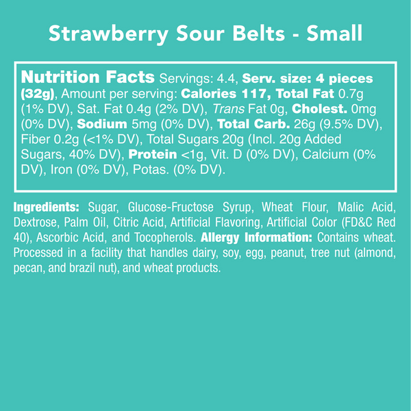 Strawberry Sour Belts